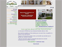 Tablet Screenshot of menuiserie-stephan.fr